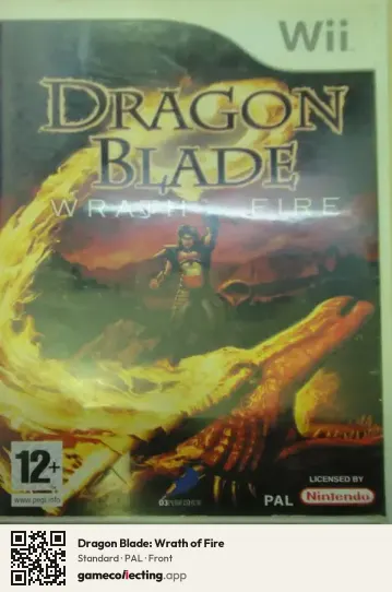 Dragon Blade: Wrath of Fire Nintendo Wii, PAL box front