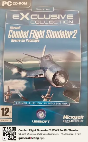 Combat Flight Simulator 2: WWII Pacific Theater Computer, France box front