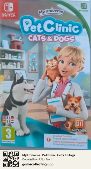 My Universe: Pet Clinic: Cats & Dogs Nintendo Switch, PAL box front