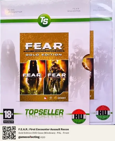 F.E.A.R.: First Encounter Assault Recon Computer, PAL box front