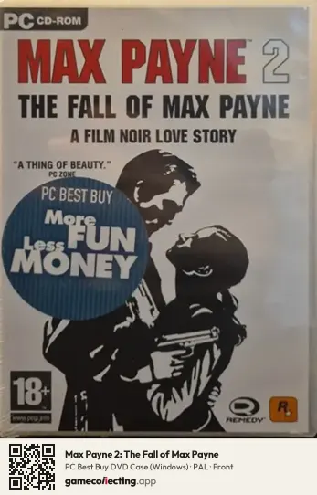 Max Payne 2: The Fall of Max Payne Computer, PAL box front