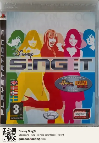 Disney Sing It PlayStation 3, Nordic countries box front