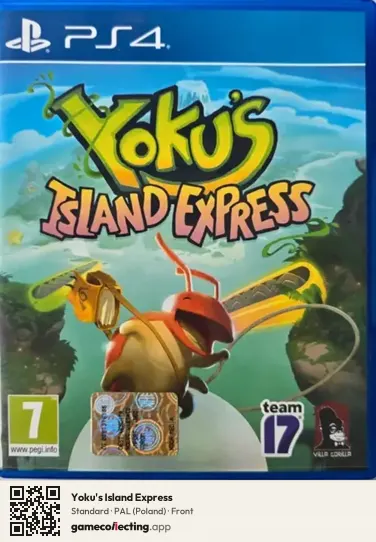 Yoku's Island Express PlayStation 4, Poland box front