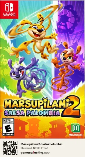 Marsupilami 2: Salsa Palombia Nintendo Switch, NTSC box front