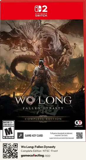 Wo Long: Fallen Dynasty Nintendo Switch 2, NTSC box front