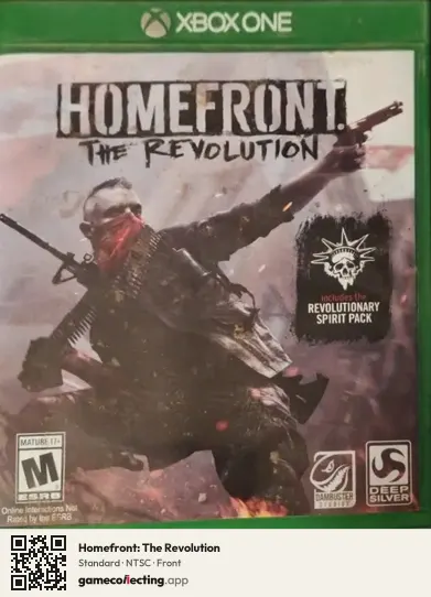 Homefront: The Revolution Xbox One, NTSC box front
