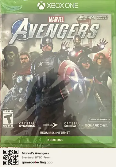 Marvel's Avengers Xbox One, NTSC box front
