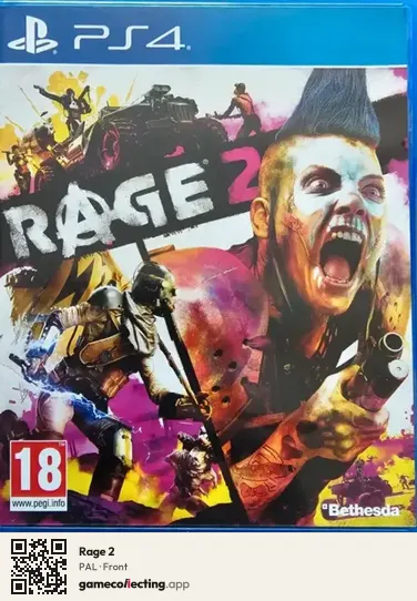 Rage 2 PlayStation 4, PAL box front