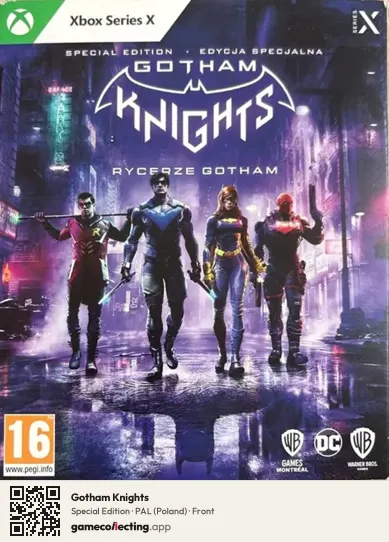Gotham Knights Xbox Series X, Poland box front