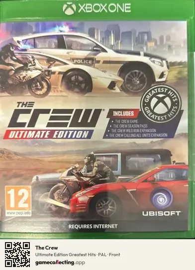 The Crew Xbox One, PAL box front