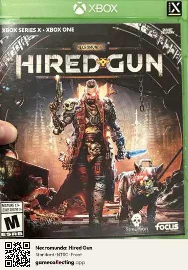 Necromunda: Hired Gun Xbox Series X, NTSC box front