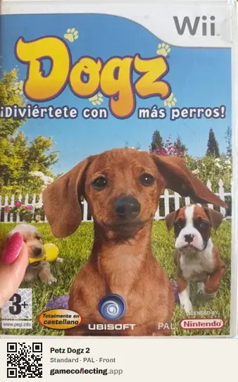 Petz Dogz 2 Nintendo Wii, PAL box front