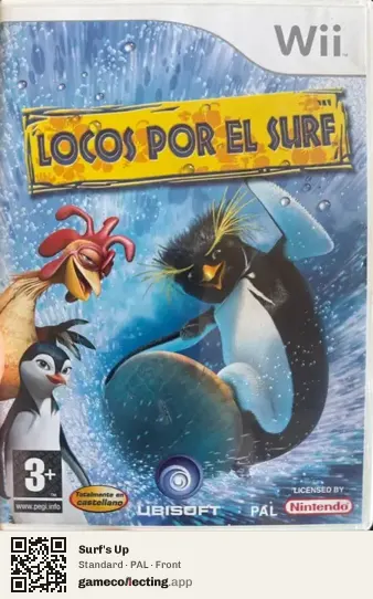 Surf's Up Nintendo Wii, PAL box front