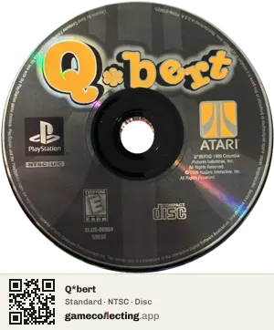 Q*bert PlayStation, NTSC disc