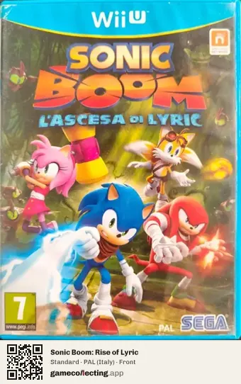 Sonic Boom: Rise of Lyric Nintendo Wii U, Italy box front