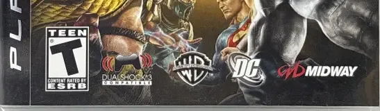 Mortal Kombat vs. DC Universe, the ESRB box on its front