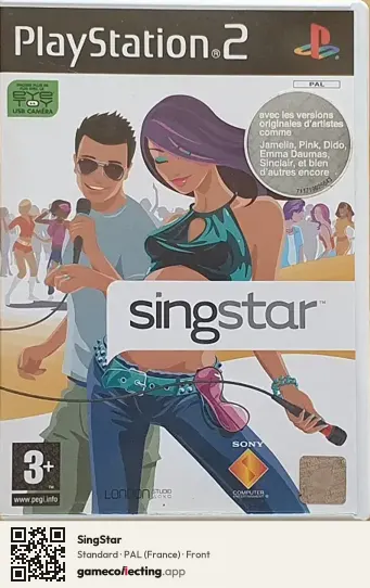 SingStar PlayStation 2, France box front