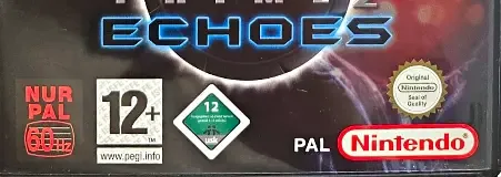 Metroid Prime 2: Echoes, the PEGI square on its front
