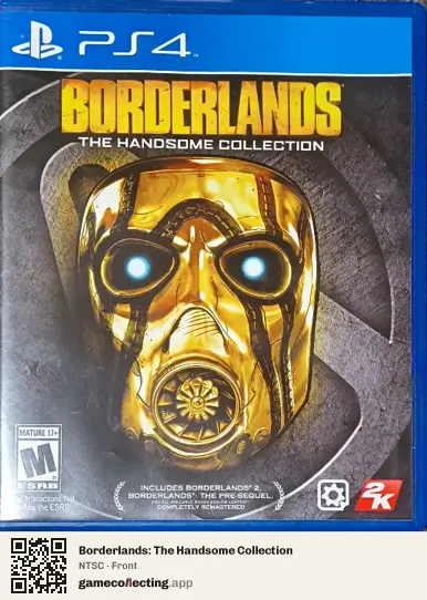 Borderlands: The Handsome Collection PlayStation 4, NTSC box front