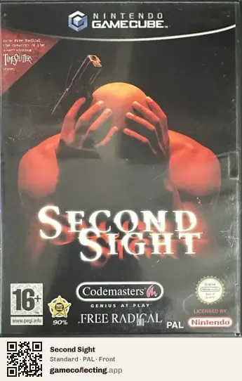 Second Sight Nintendo GameCube, PAL box front