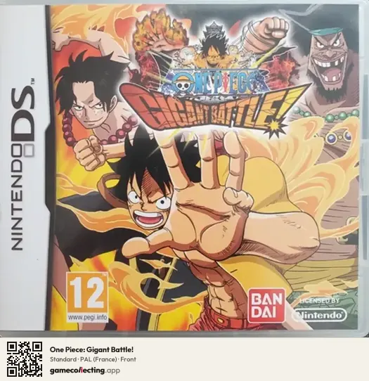 One Piece: Gigant Battle! Nintendo DS, France box front
