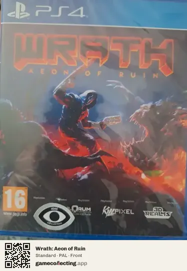 Wrath: Aeon of Ruin PlayStation 4, PAL box front