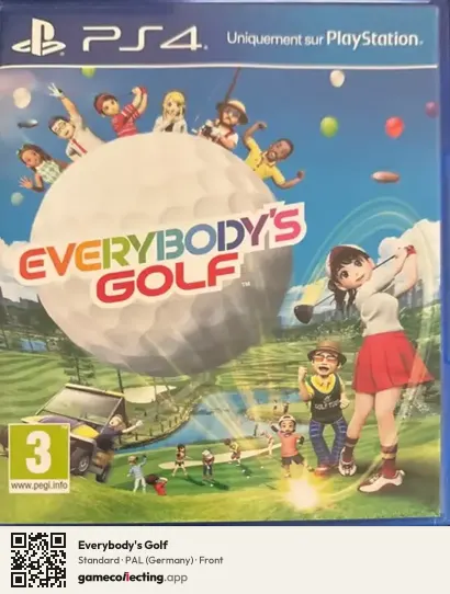 Everybody's Golf PlayStation 4, Germany box front