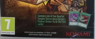 Yu-Gi-Oh! Early Days Collection, the PEGI square on its front