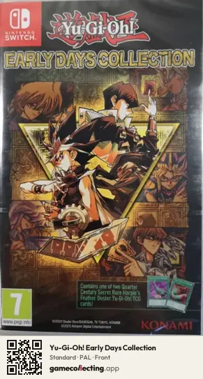 Yu-Gi-Oh! Early Days Collection Nintendo Switch, PAL box front