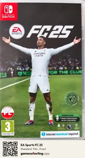 EA Sports FC 25 Nintendo Switch, PAL box front