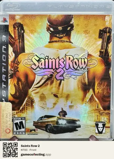Saints Row 2 PlayStation 3, NTSC box front