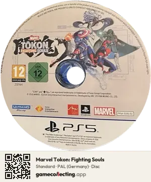 Marvel Tokon: Fighting Souls PlayStation 5, PAL disc
