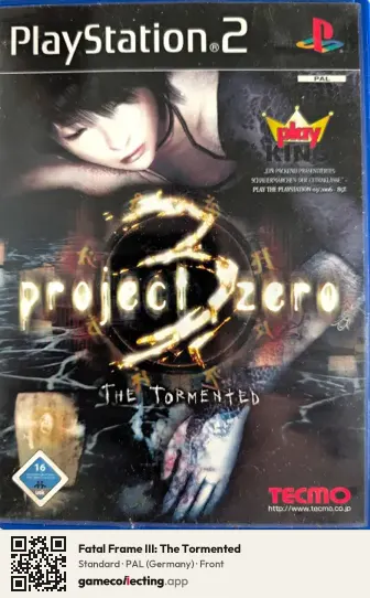 Fatal Frame III: The Tormented PlayStation 2, Germany box front