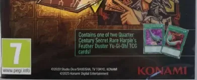 Yu-Gi-Oh! Early Days Collection, the PEGI square on its front