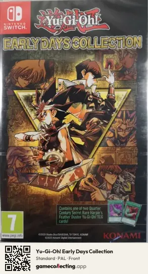 Yu-Gi-Oh! Early Days Collection Nintendo Switch, PAL box front