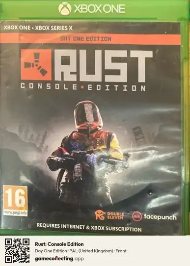 Rust: Console Edition Xbox One, United Kingdom box front