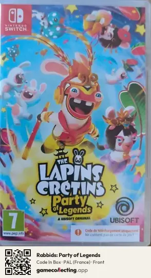 Rabbids: Party of Legends Nintendo Switch, France box front