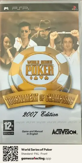 World Series of Poker PlayStation Portable, PAL box front