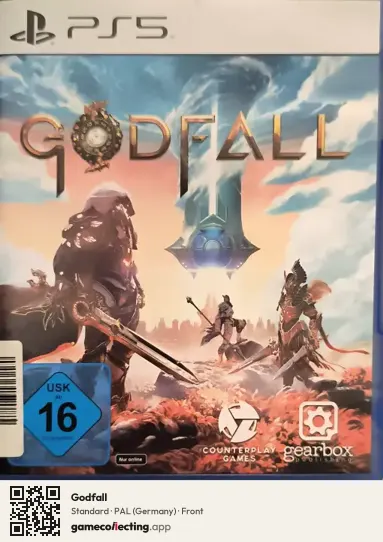 Godfall PlayStation 5, Germany box front