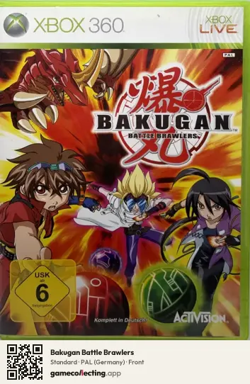 Bakugan Battle Brawlers Xbox 360, Germany box front
