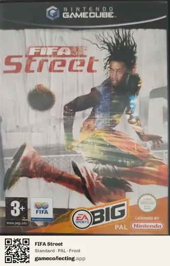 FIFA Street Nintendo GameCube, PAL box front