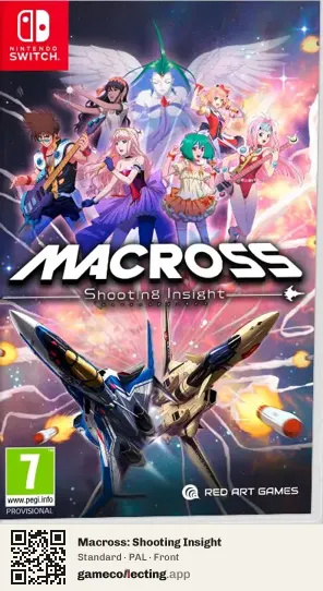 Macross: Shooting Insight Nintendo Switch, PAL box front