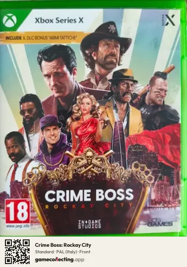 Crime Boss: Rockay City Xbox Series X, Italy box front