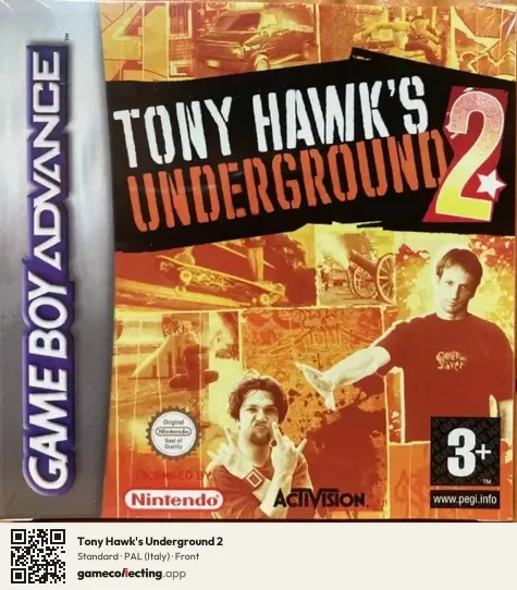 Tony Hawk's Underground 2 Game Boy Advance, Italy box front