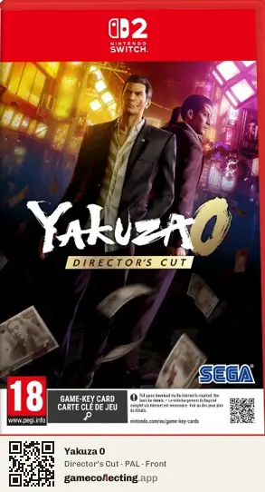 Yakuza 0 Nintendo Switch 2, PAL box front
