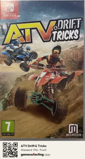 ATV Drift & Tricks Nintendo Switch, PAL box front
