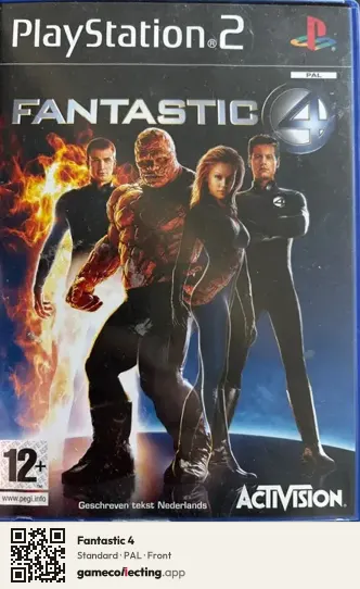 Fantastic 4 PlayStation 2, PAL box front