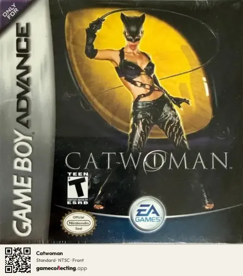 Catwoman Game Boy Advance, NTSC box front