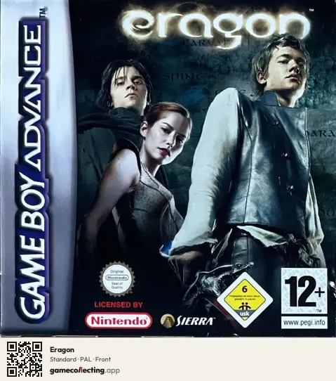 Eragon Game Boy Advance, PAL box front