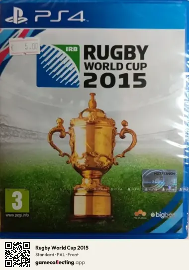 Rugby World Cup 2015 PlayStation 4, PAL box front
